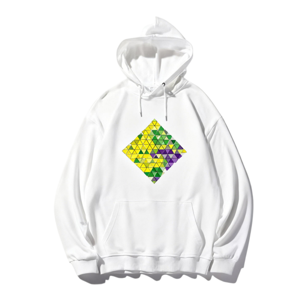 Plus Size Solid Color Casual Wear Hoodie - Unisex Custom Design