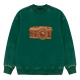 Acid-Washed Vintage Crewneck Sweatshirt with Distressed Details